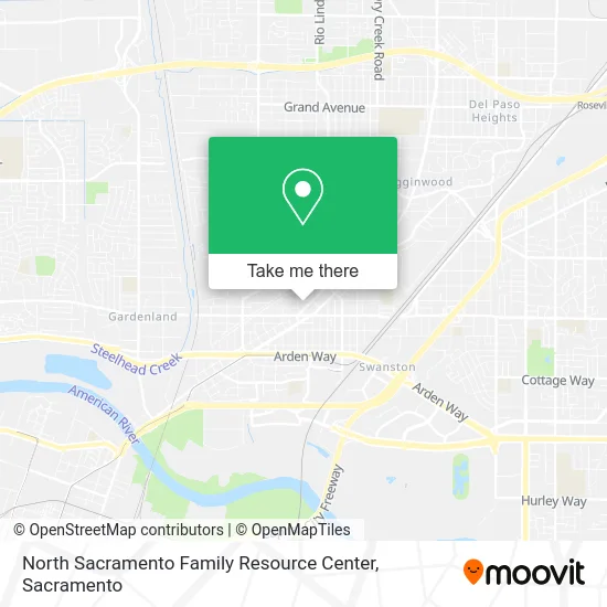 Mapa de North Sacramento Family Resource Center
