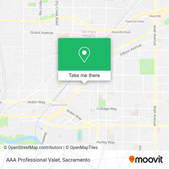 Mapa de AAA Professional Valet