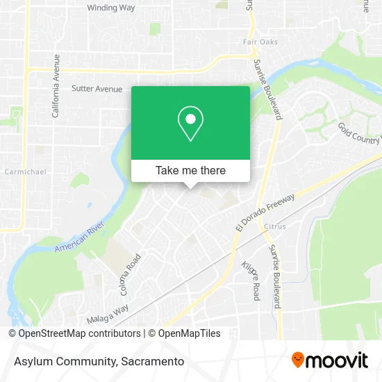 Mapa de Asylum Community