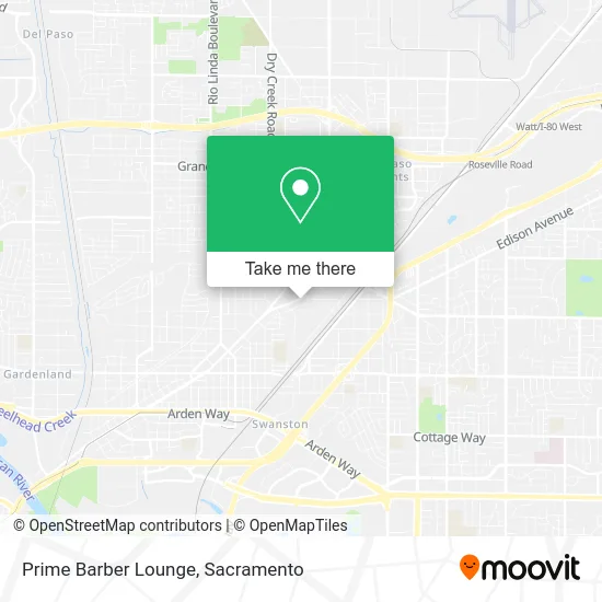 Mapa de Prime Barber Lounge