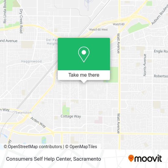 Consumers Self Help Center map
