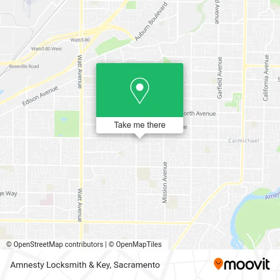 Amnesty Locksmith & Key map