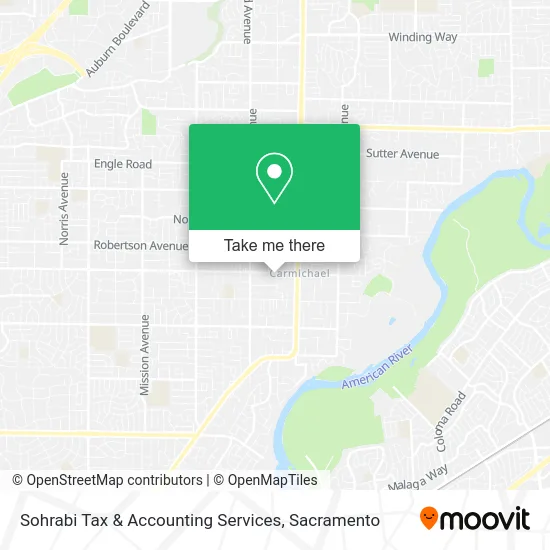 Mapa de Sohrabi Tax & Accounting Services