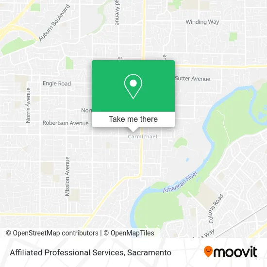 Affiliated Professional Services map