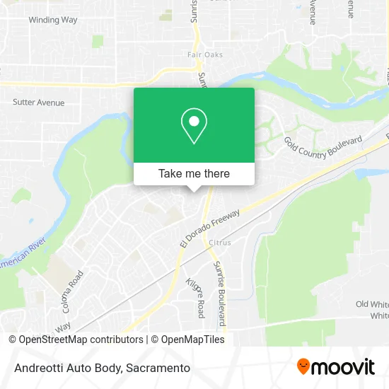Mapa de Andreotti Auto Body
