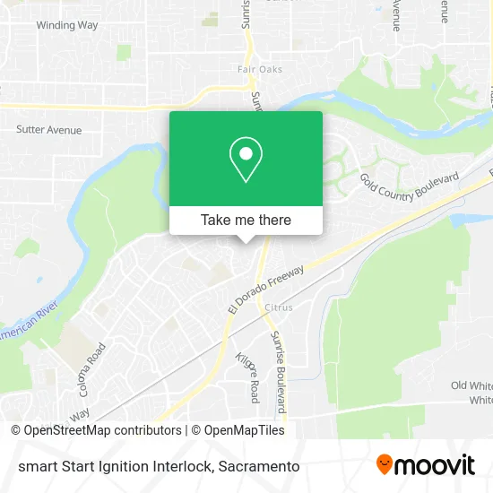 Mapa de smart Start Ignition Interlock