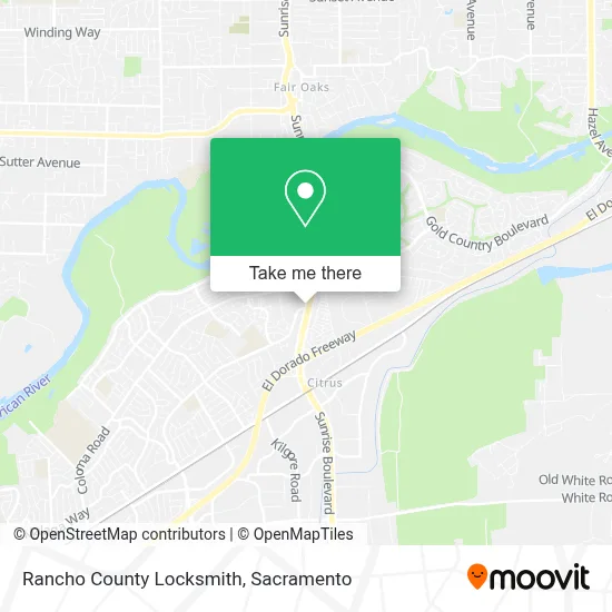 Rancho County Locksmith map