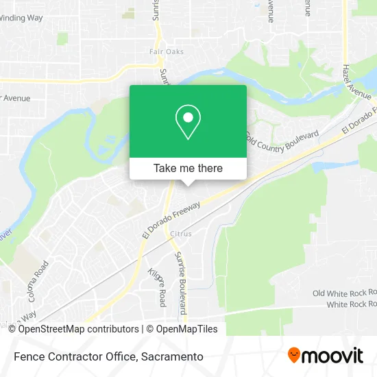 Fence Contractor Office map