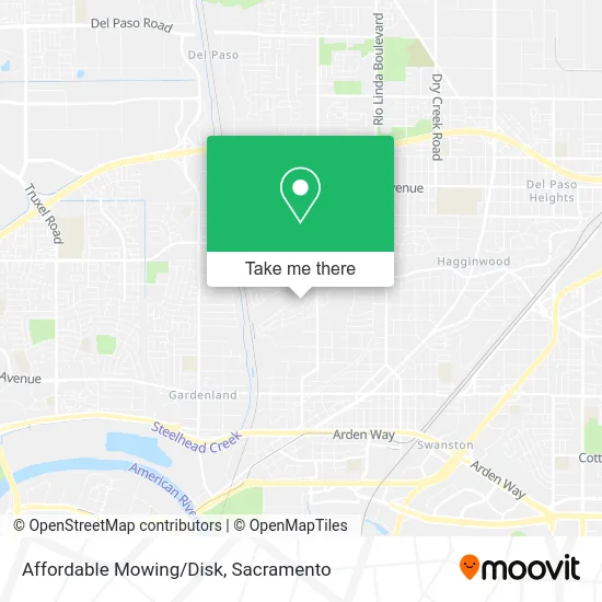Affordable Mowing/Disk map