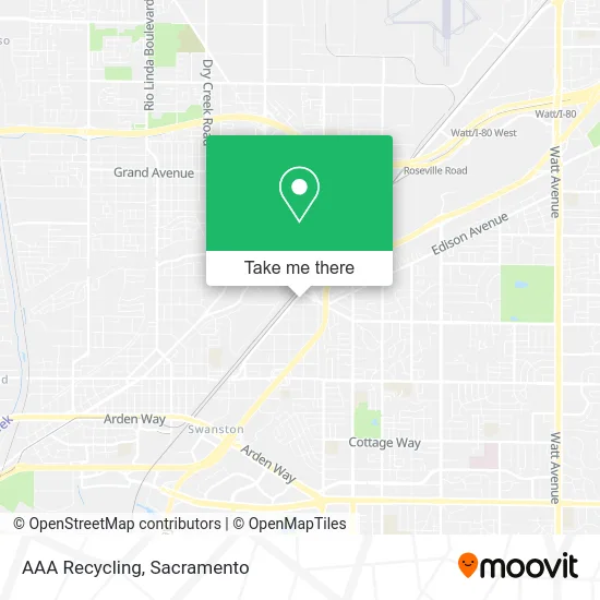 Mapa de AAA Recycling