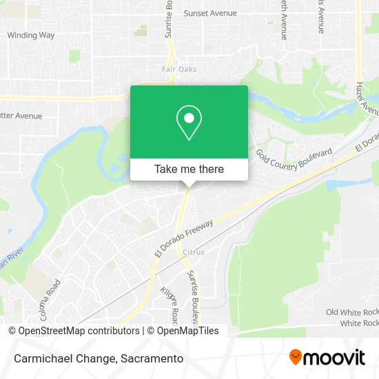 Carmichael Change map