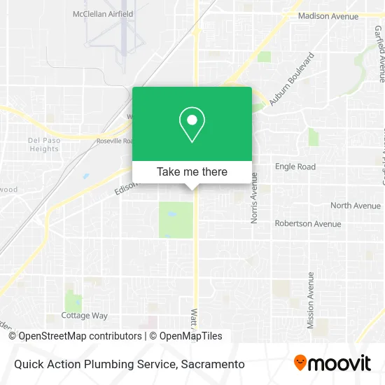 Mapa de Quick Action Plumbing Service