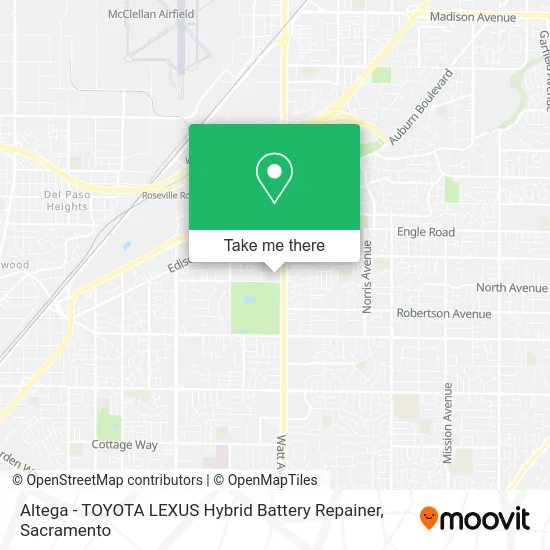 Mapa de Altega - TOYOTA LEXUS Hybrid Battery Repainer