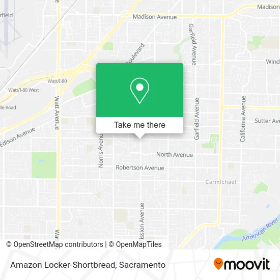 Amazon Locker-Shortbread map