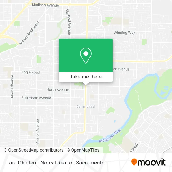 Tara Ghaderi - Norcal Realtor map