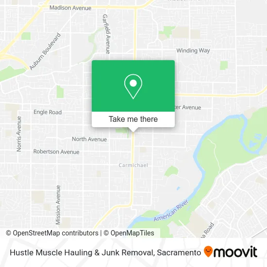 Hustle Muscle Hauling & Junk Removal map