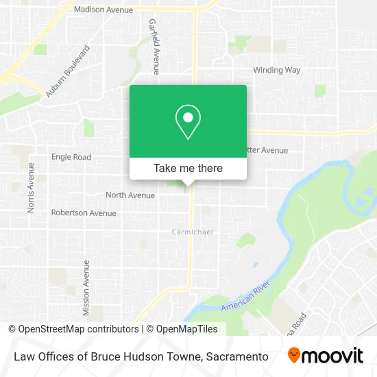 Mapa de Law Offices of Bruce Hudson Towne
