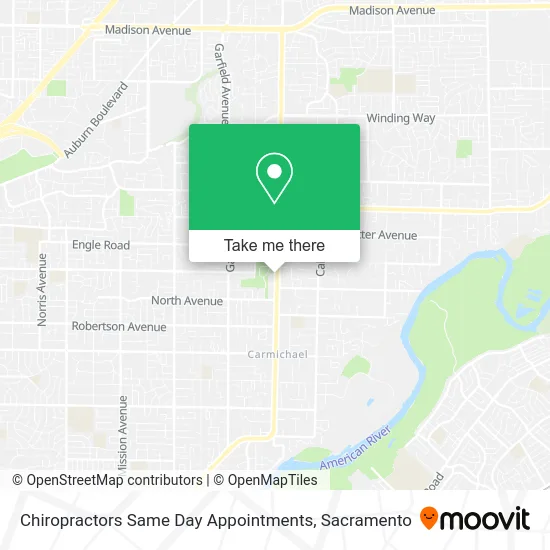 Chiropractors Same Day Appointments map