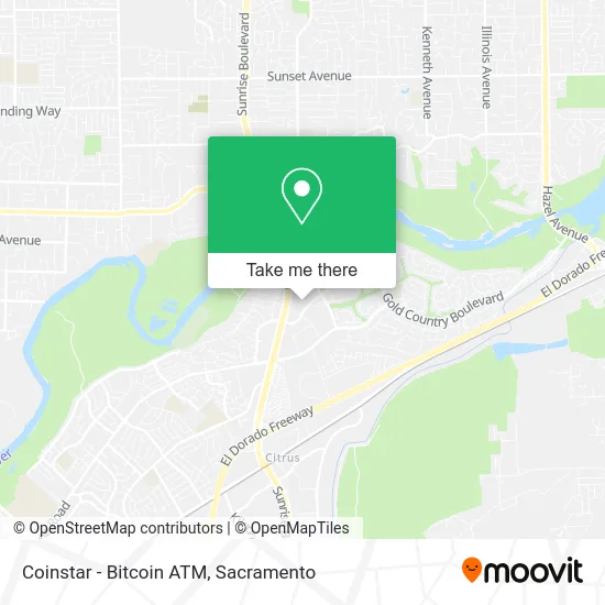 Coinstar - Bitcoin ATM map