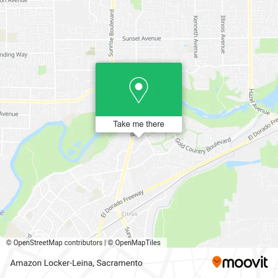 Amazon Locker-Leina map