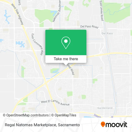 Mapa de Regal Natomas Marketplace