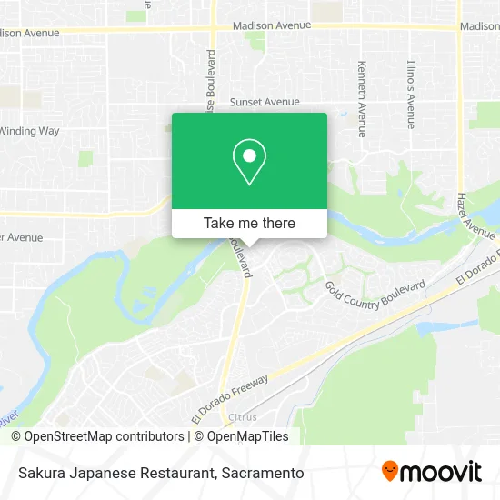 Sakura Japanese Restaurant map