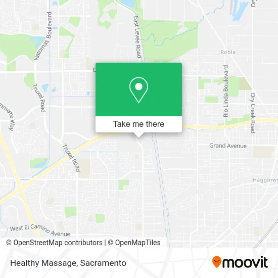 Healthy Massage map