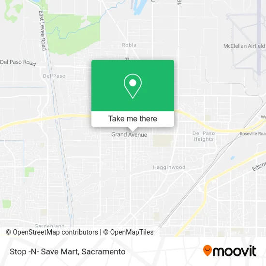Stop -N- Save Mart map