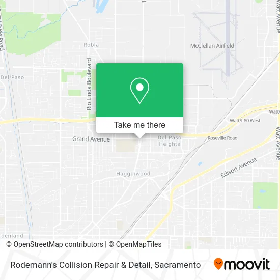 Rodemann's Collision Repair & Detail map