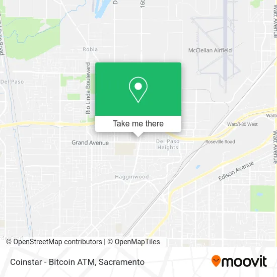Mapa de Coinstar - Bitcoin ATM