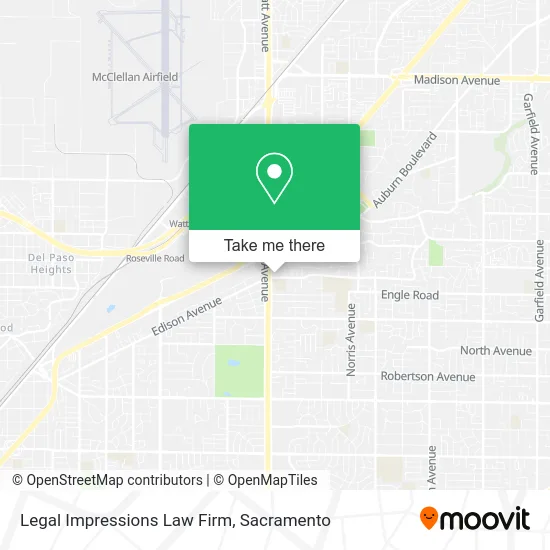 Legal Impressions Law Firm map