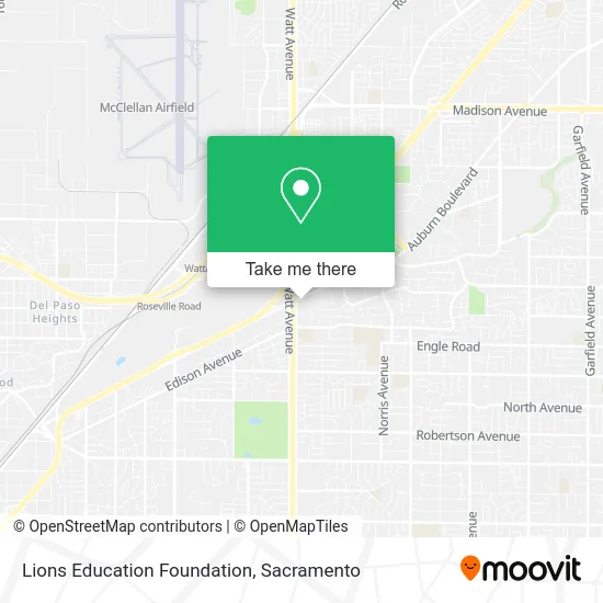 Lions Education Foundation map