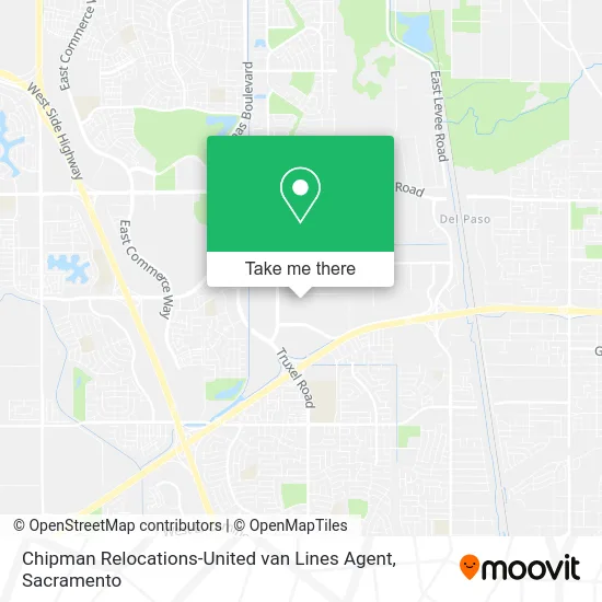 Mapa de Chipman Relocations-United van Lines Agent
