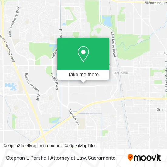 Mapa de Stephan L Parshall Attorney at Law