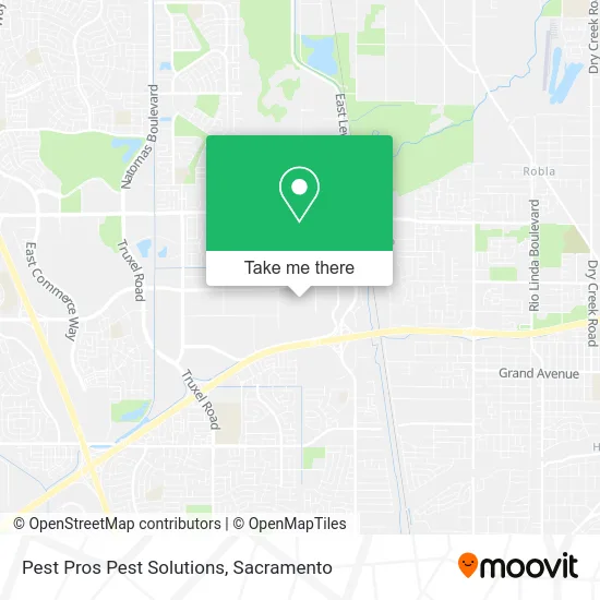 Mapa de Pest Pros Pest Solutions