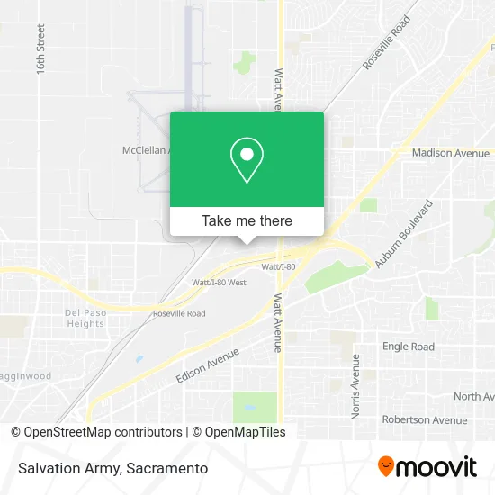 Mapa de Salvation Army