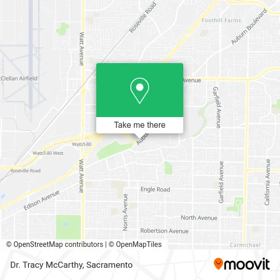 Mapa de Dr. Tracy McCarthy
