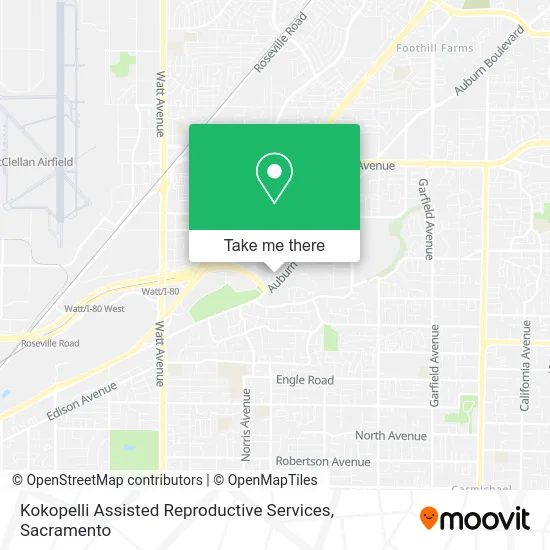 Mapa de Kokopelli Assisted Reproductive Services