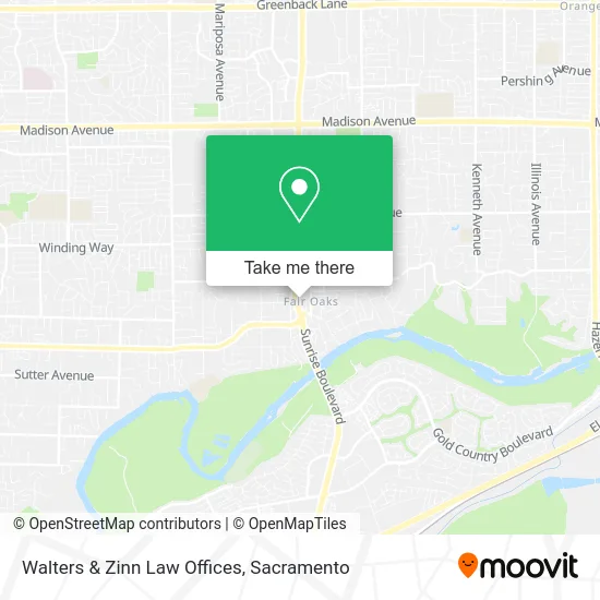 Walters & Zinn Law Offices map