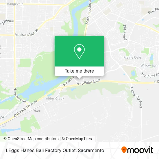 L'Eggs Hanes Bali Factory Outlet map