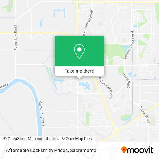 Affordable Locksmith Prices map