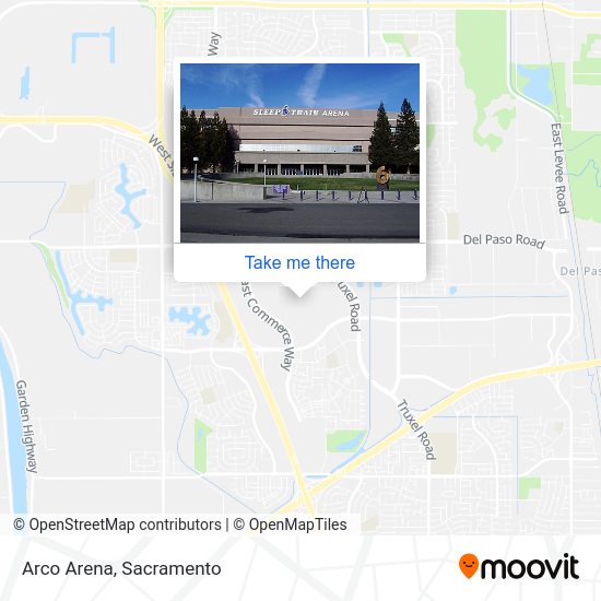 Arco Arena map