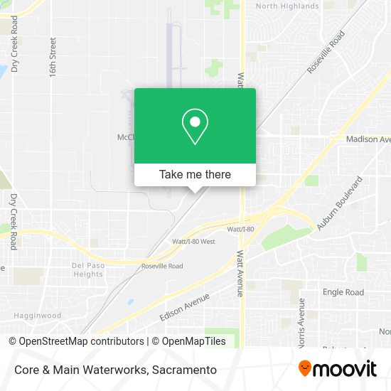 Core & Main Waterworks map