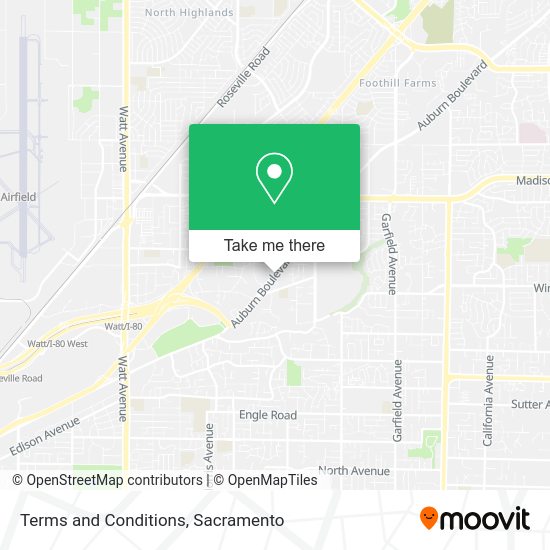 Terms and Conditions map