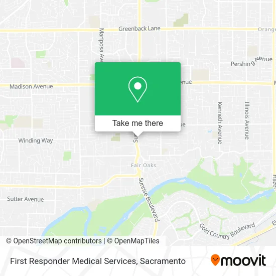 Mapa de First Responder Medical Services