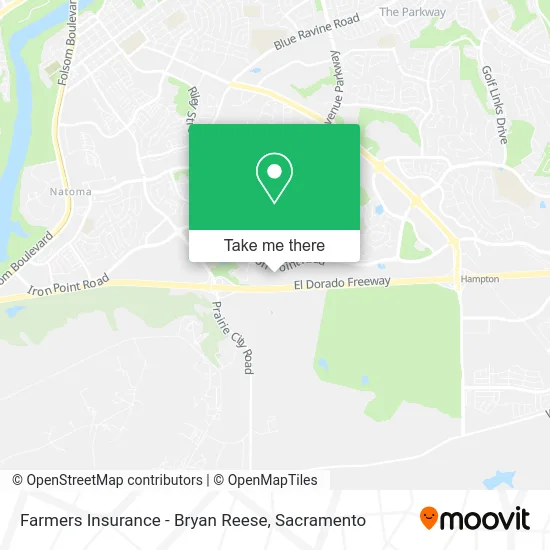 Farmers Insurance - Bryan Reese map