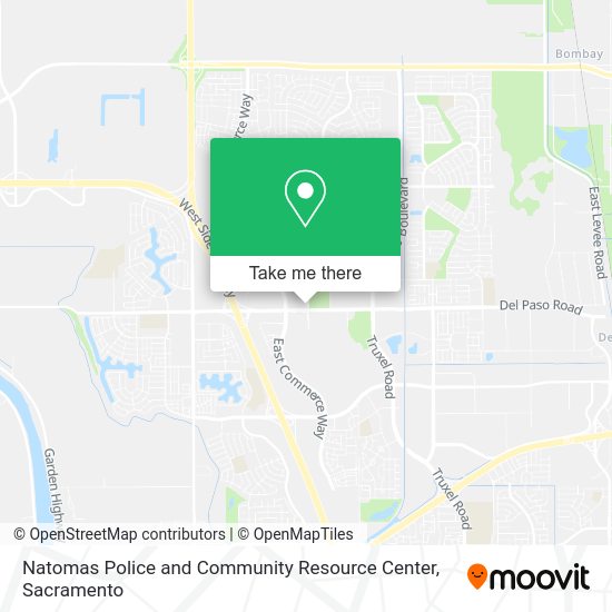 Natomas Police and Community Resource Center map
