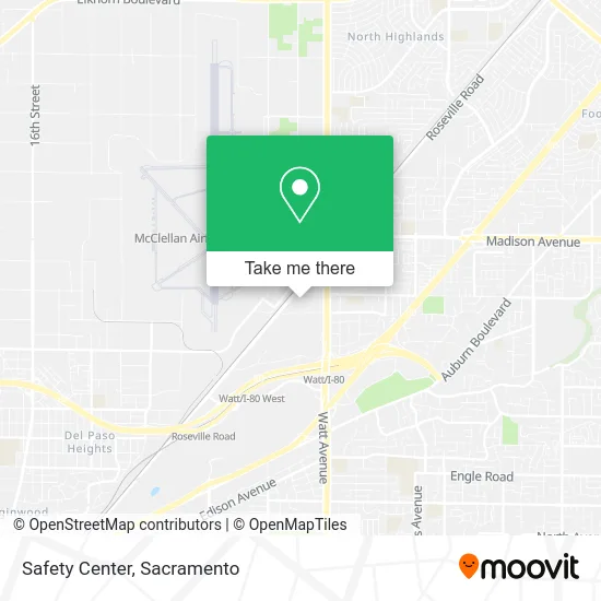Mapa de Safety Center