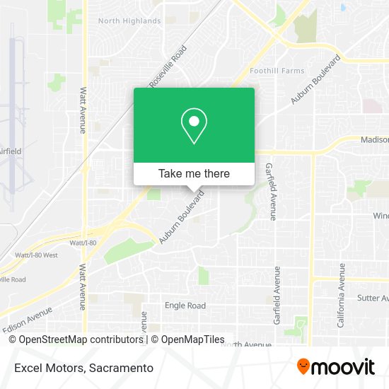 Excel Motors map