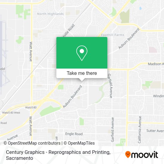 Century Graphics - Reprographics and Printing map